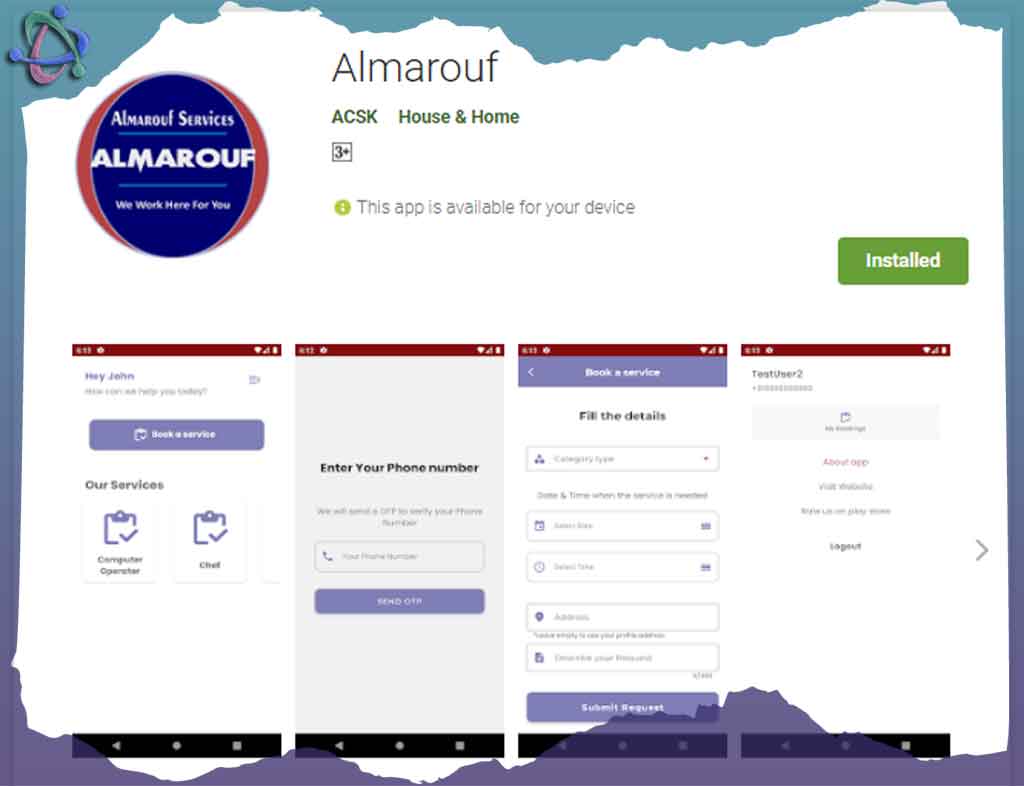 Almarouf Services App