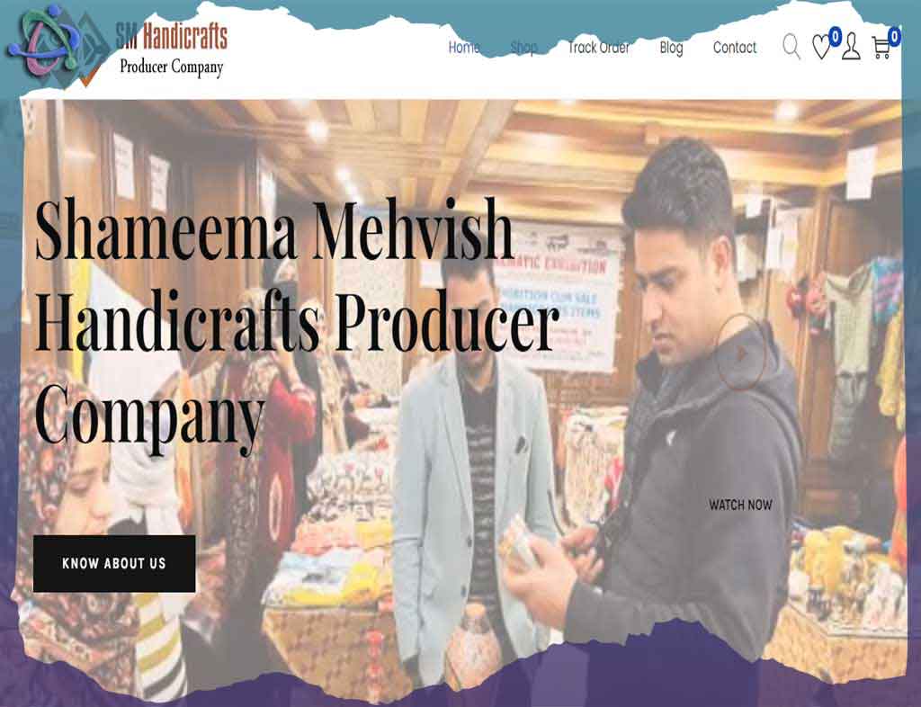 Shameema Mehvish Handicrafts Website
